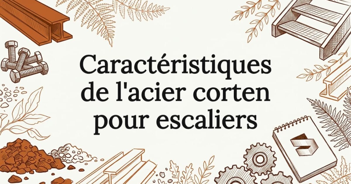 Illustration originale d’un titre réalisée à la main sur une plaque en acier corten
