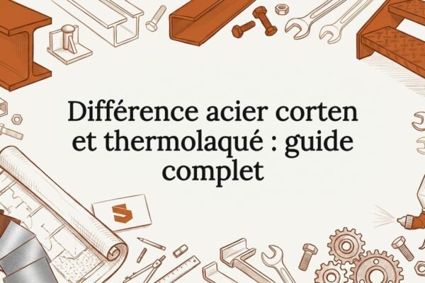 Cartouche illustré avec une zone centrale épurée, entourée d’objets en métal finement ouvragés.