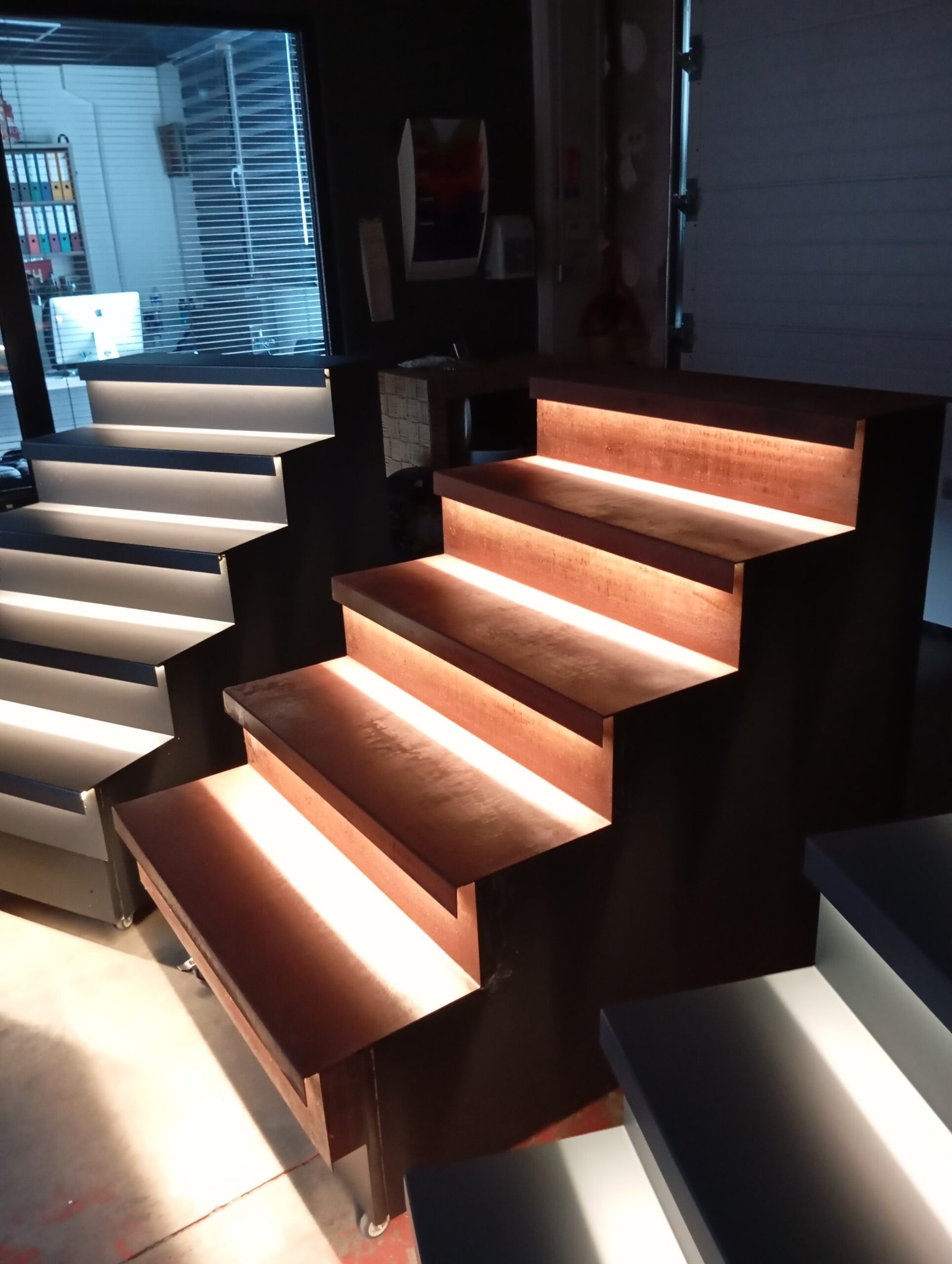 Rénovation escalier acier sur-mesure