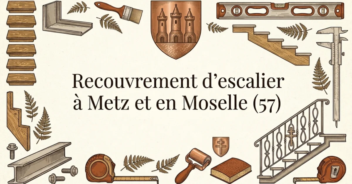 Recouvrement d'escalier à Metz et en Moselle (57)