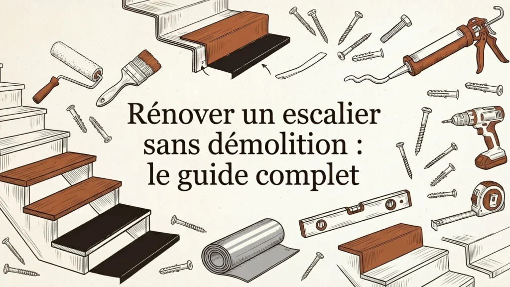 Renover un escalier sans demolition : le guide complet