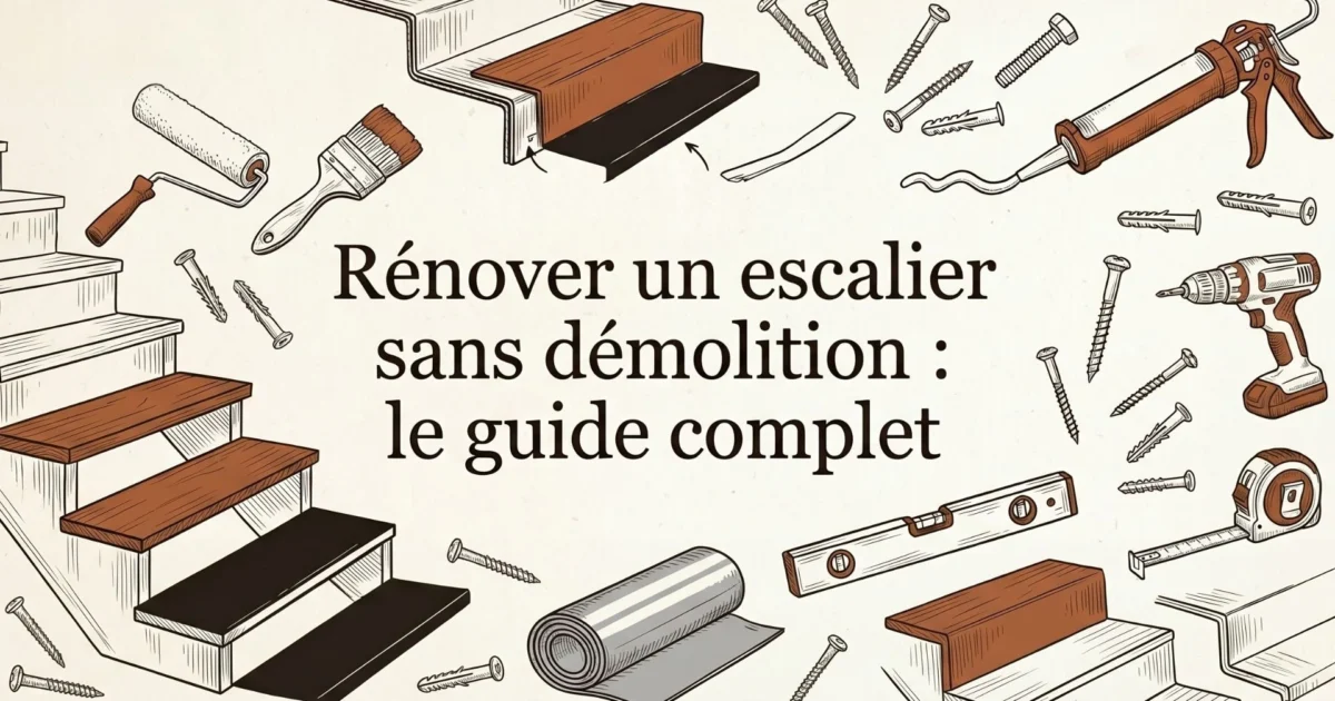 Renover un escalier sans demolition : le guide complet