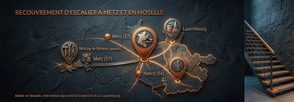 Zone d'intervention Blacksmith autour de Metz : Moselle, Nancy, Luxembourg, Grand Est