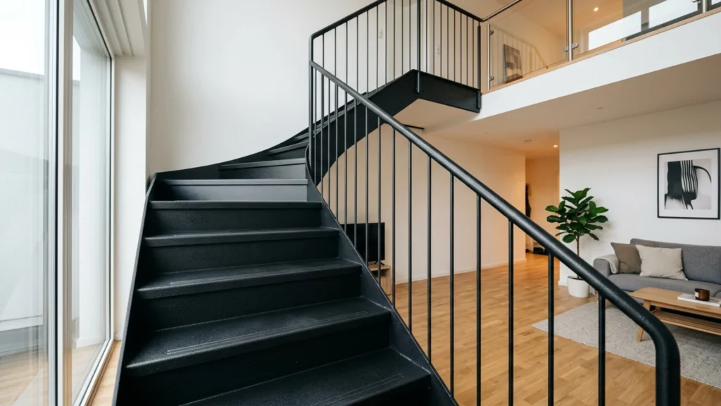Escalier d'appartement : moderniser sans travaux lourds