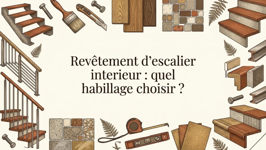 Revêtement d'escalier interieur : quel habillage choisir ? (2026)