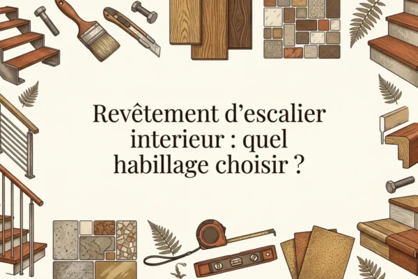 Revêtement d'escalier interieur : quel habillage choisir ? (2026)