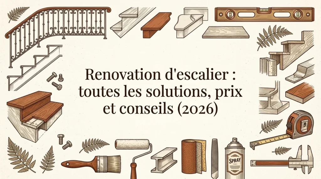 Renovation d'escalier : toutes les solutions, prix et conseils