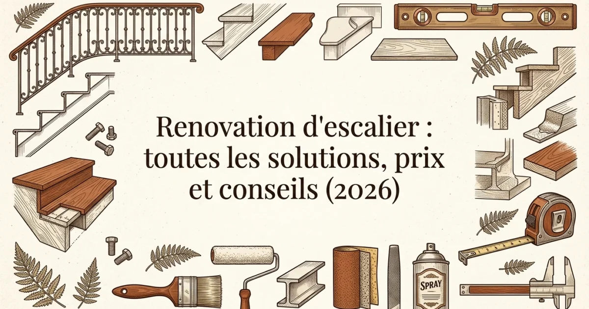 Renovation d'escalier : toutes les solutions, prix et conseils