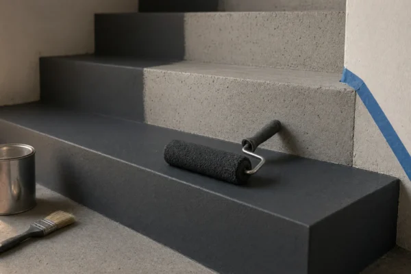 Peindre un escalier en béton : quelle peinture, quelles étapes, combien de temps ça tient